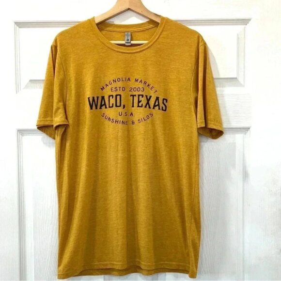 Next Level Apparel Womens Magnolia Yellow Short Sleeve Tee Size Large - Picture 1 of 5